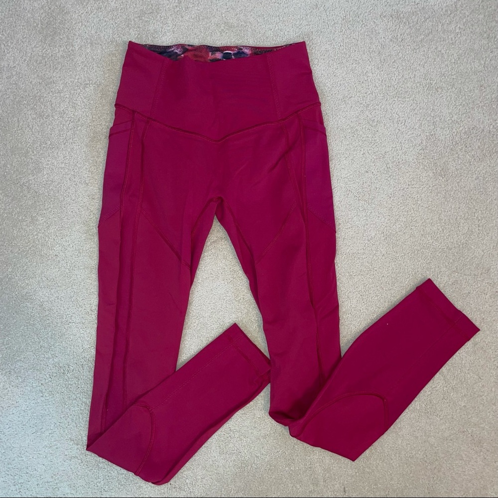 Lululemon maroon leggings